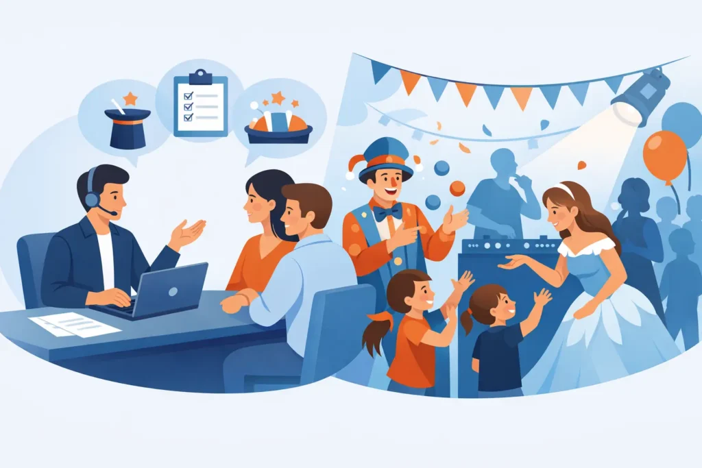 Cómo contratar animadores para fiestas bien