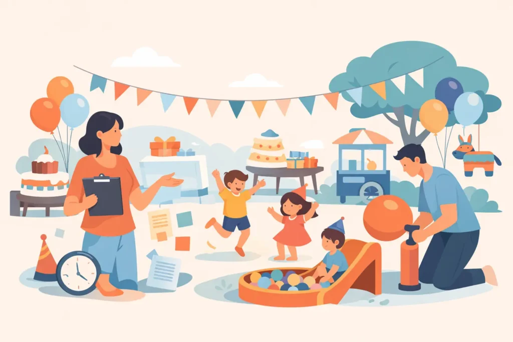 Cómo organizar una fiesta infantil sin estrés