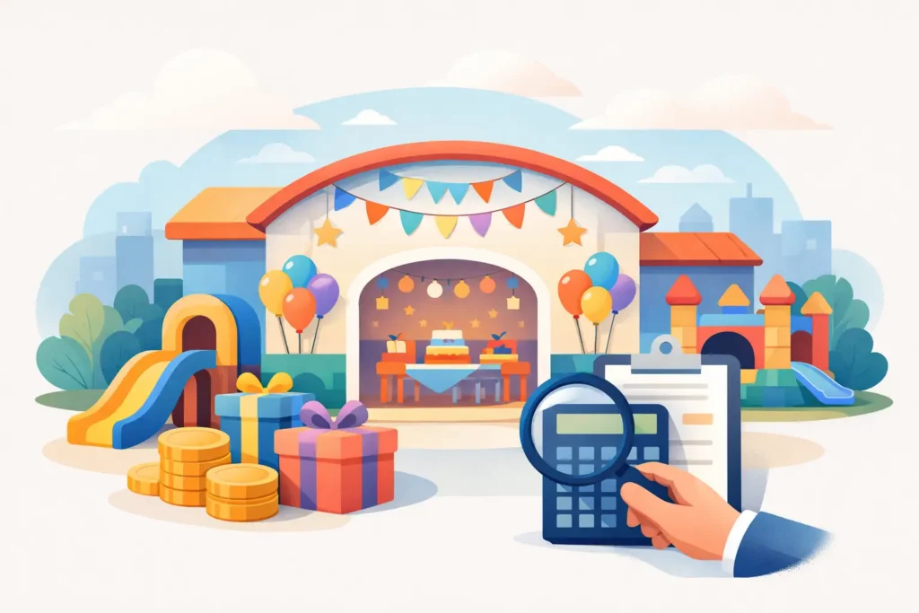 Cuánto cuesta un salón de fiestas infantiles