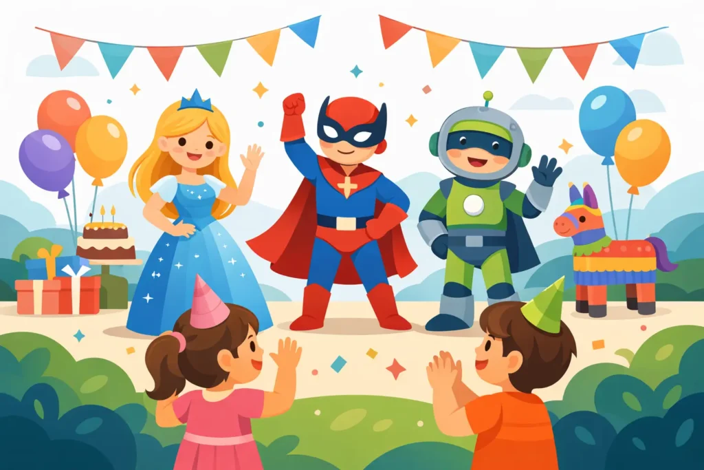 Fiestas infantiles con personajes temáticos