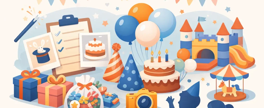 Paquetes para fiestas infantiles: qué incluir