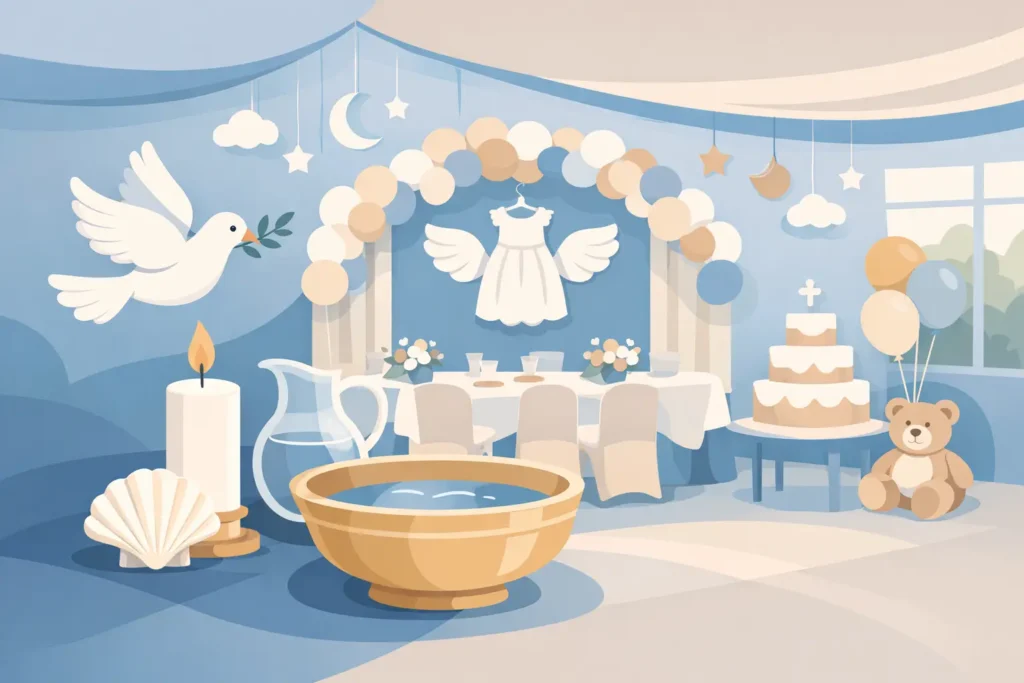 Salón para bautizo infantil: cómo elegir bien