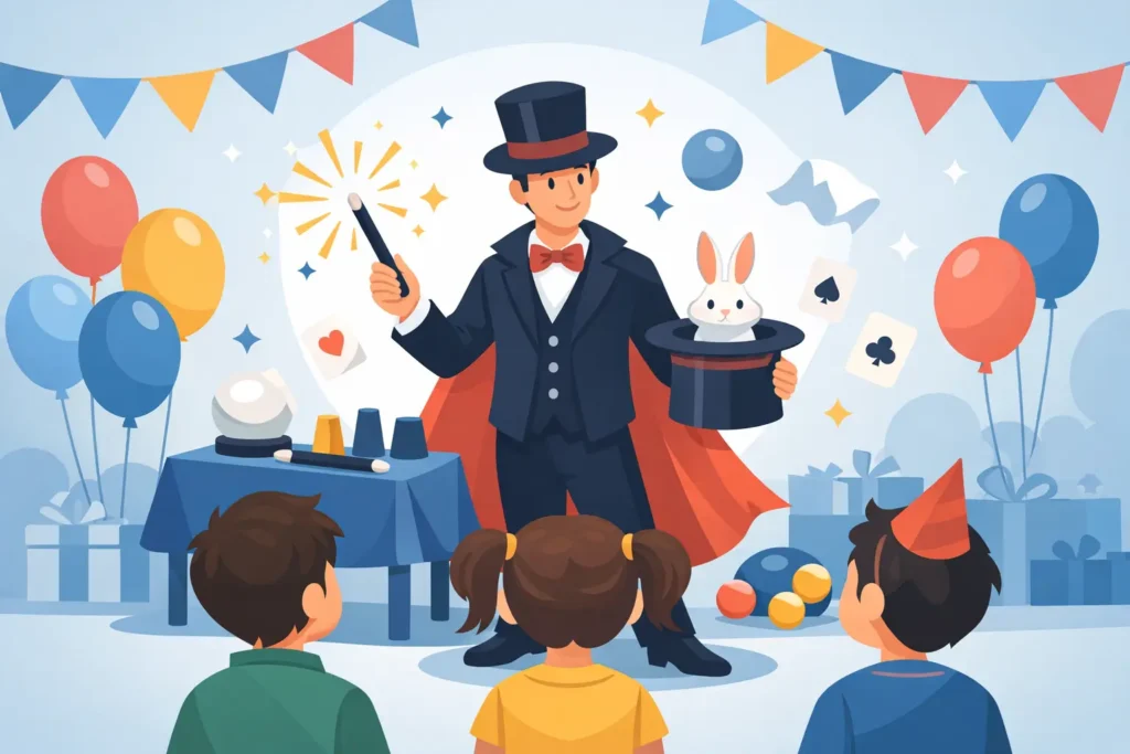 Show de mago para fiesta infantil: cómo elegirlo