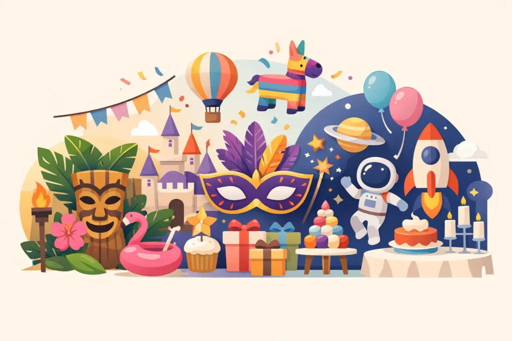 Decoración temática para fiestas que sí sorprende