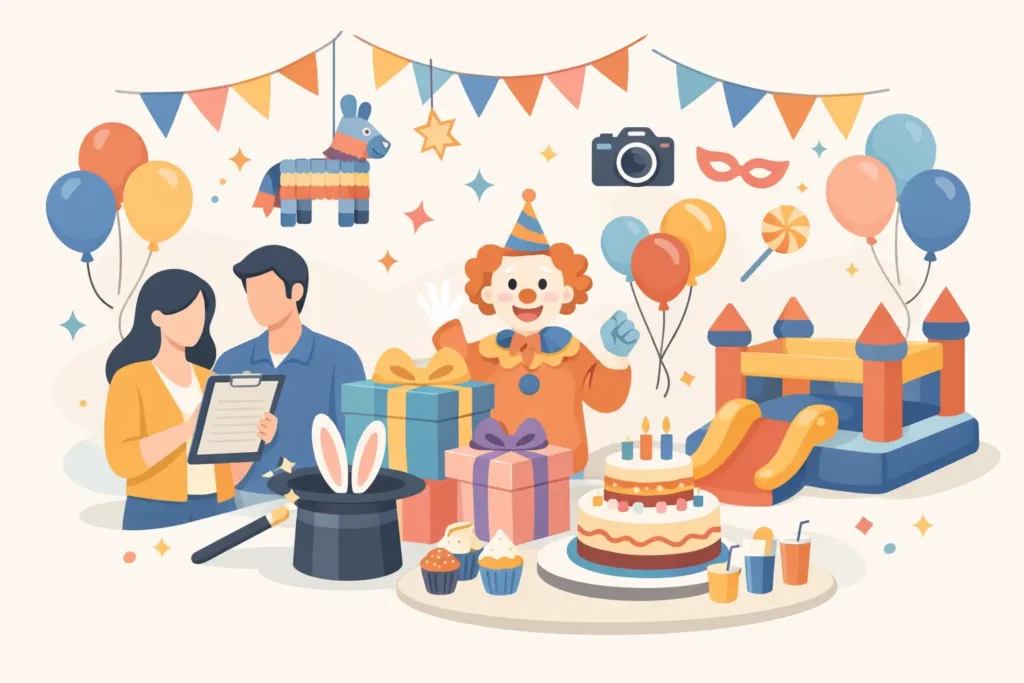 Guía de paquetes para fiestas infantiles