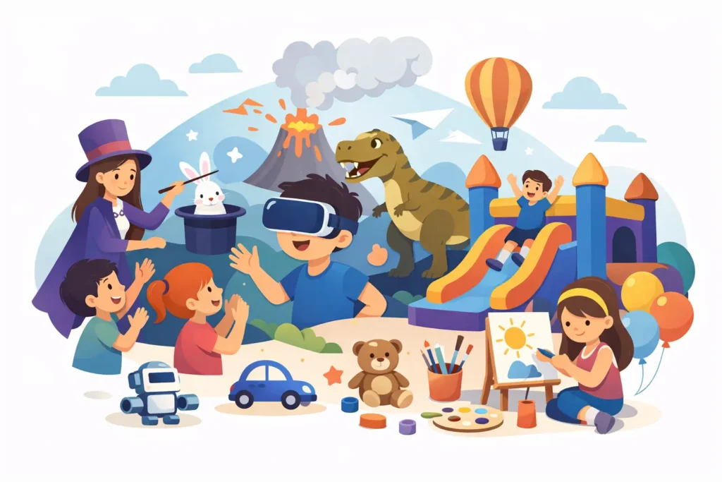 Nuevas experiencias para eventos infantiles