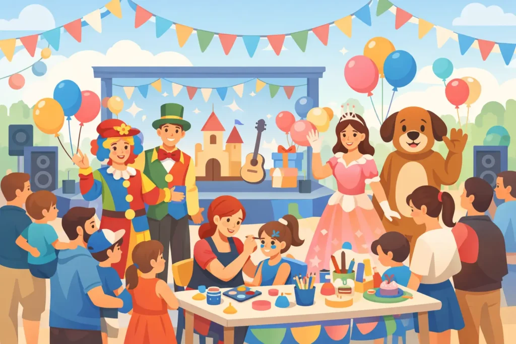 Personajes infantiles para eventos que sí funcionan