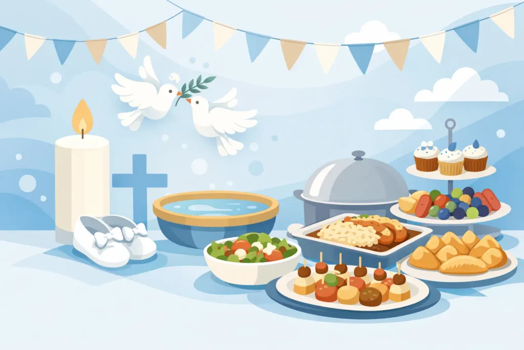 Qué comida servir en bautizo sin complicarte
